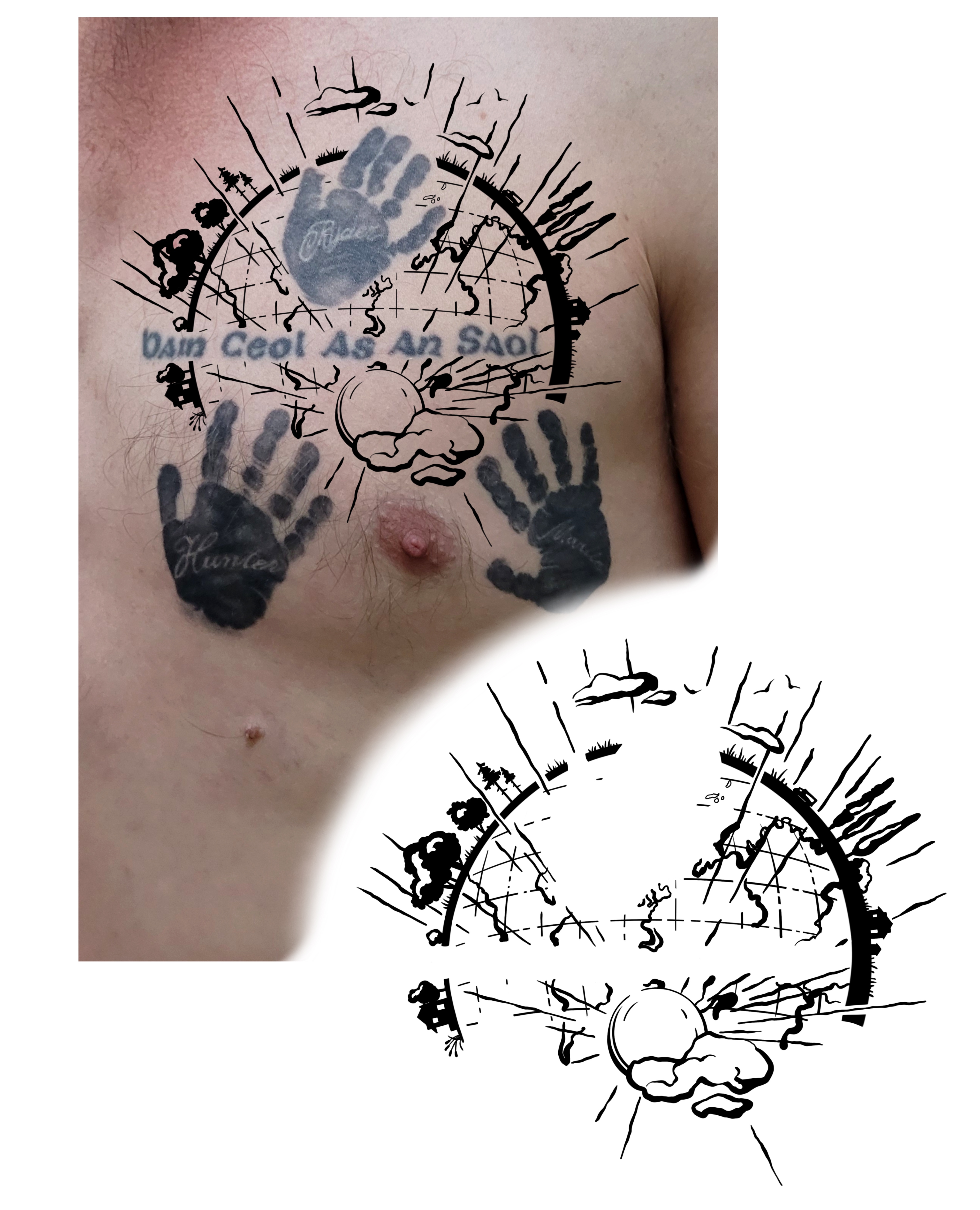 Tattoo Design by Yevhen (Ukrdesign) for this project | Design #31617567
