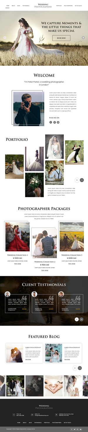 Web Design by Creations Box 2015 for bookfocal.com | Design #31615192