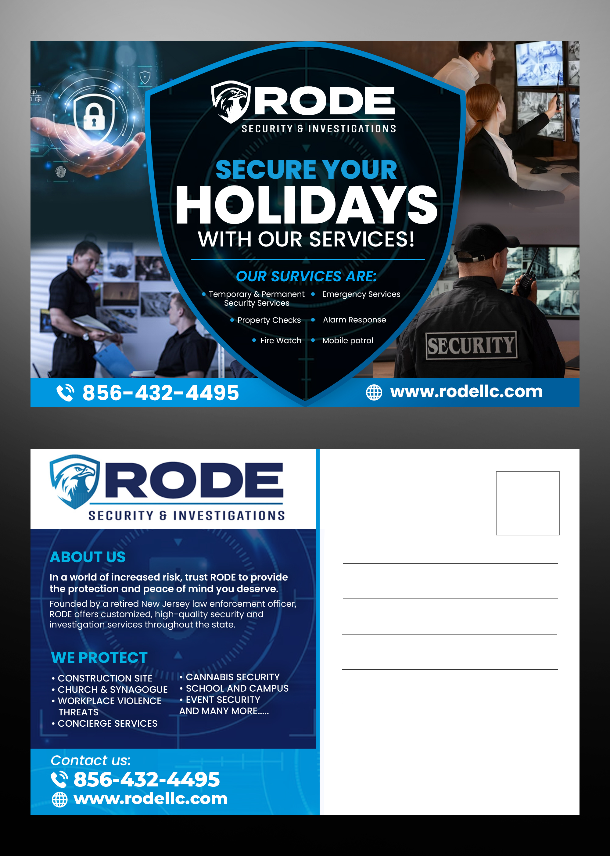 Postkarten-Design von Md. Humayun für Rode Investigations & Security LLC | Design #31617975
