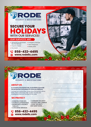 Design de Carte Postale par Md. Humayun pour Rode Investigations & Security LLC | Design : #31618226