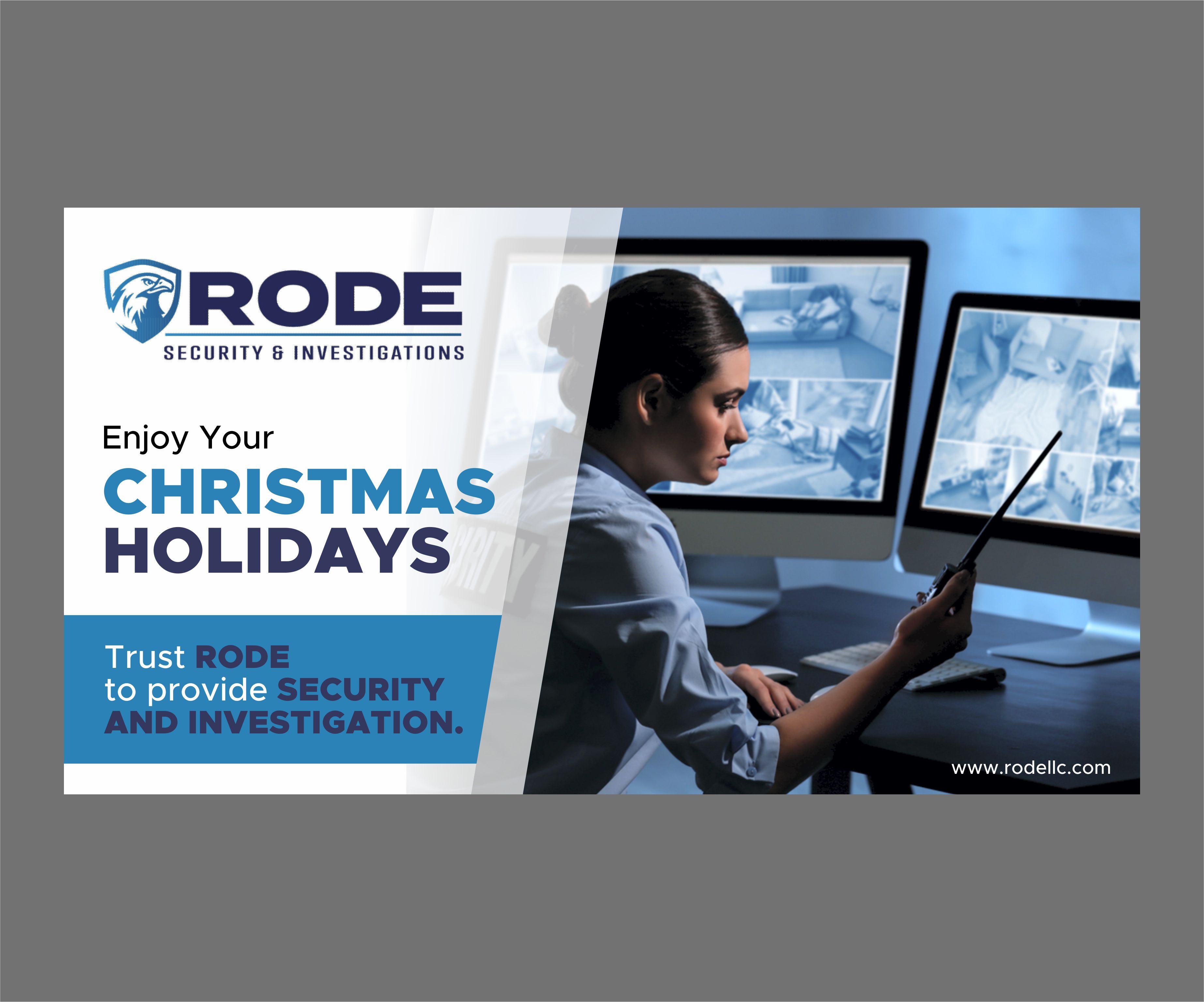 Postcard Design by nng for Rode Investigations & Security LLC | Design #31629048