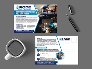 Design de Carte Postale par GraphicsGuru pour Rode Investigations & Security LLC | Design : #31633480