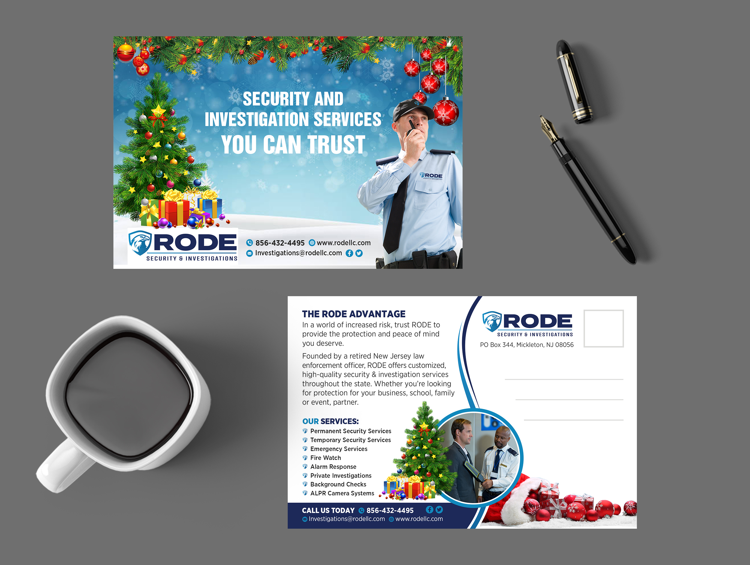 Postcard Design by GraphicsGuru for Rode Investigations & Security LLC | Design #31636090