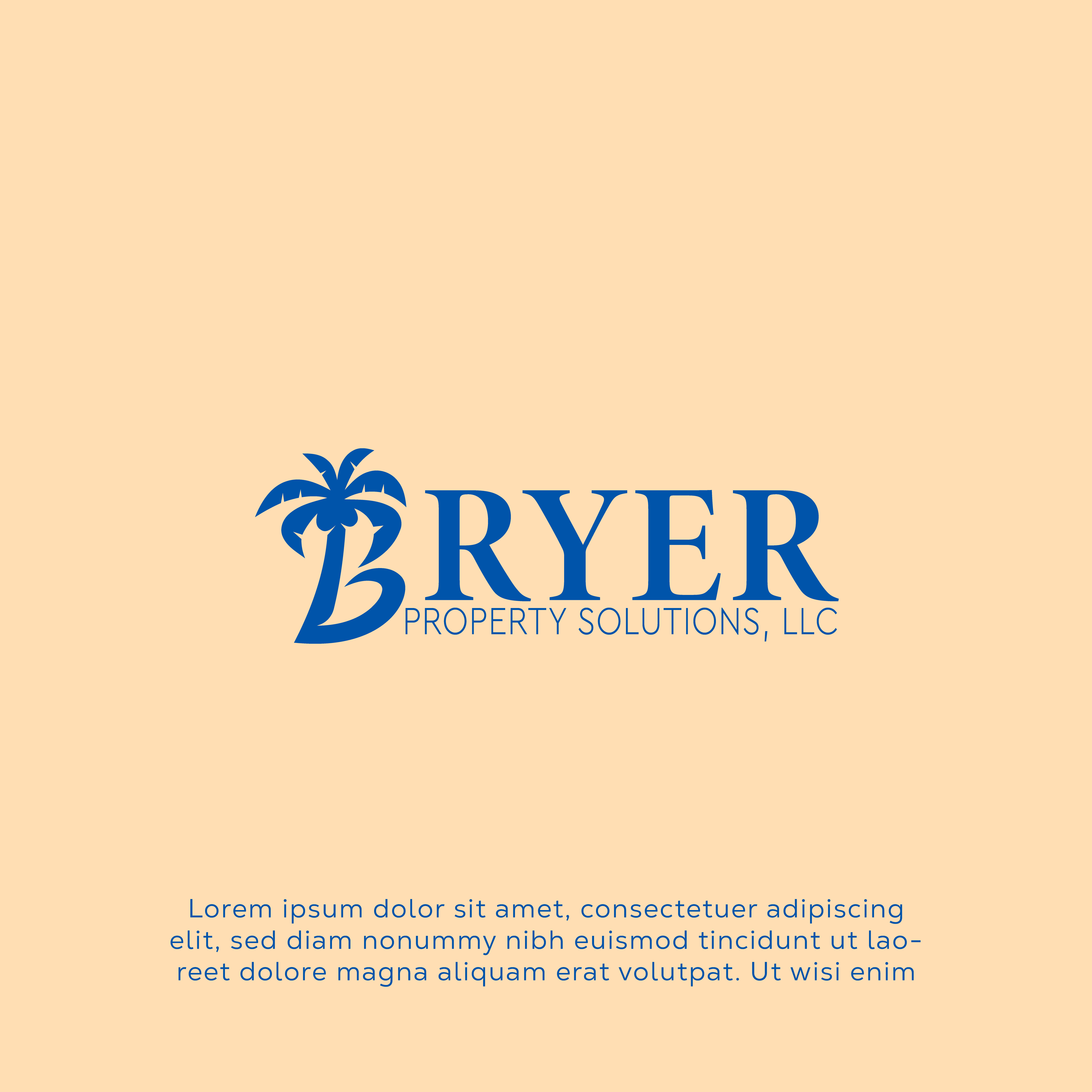Logo Design by khadiga90 for Bryer Property Solutions LLC | Design #31617511