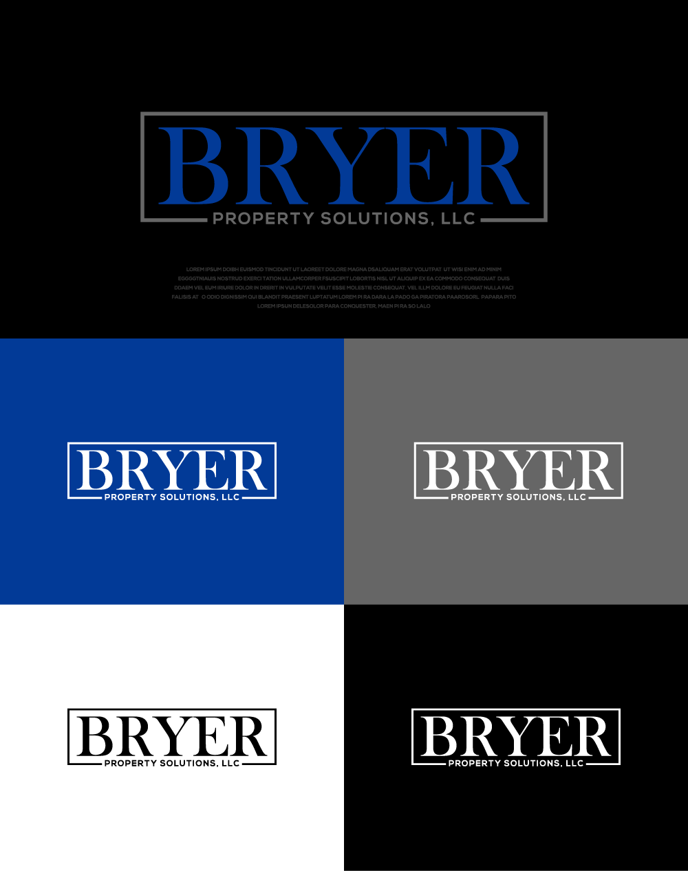 Design de Logo par Ayub Zafar pour Bryer Property Solutions LLC | Design #31629358