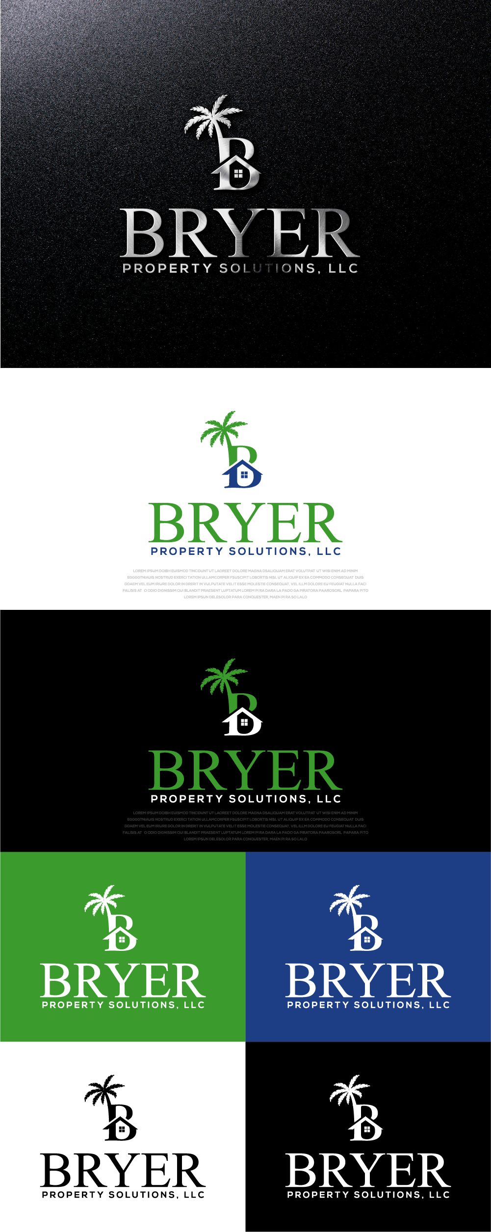 Logo-Design von Ayub Zafar für Bryer Property Solutions LLC | Design #31639015