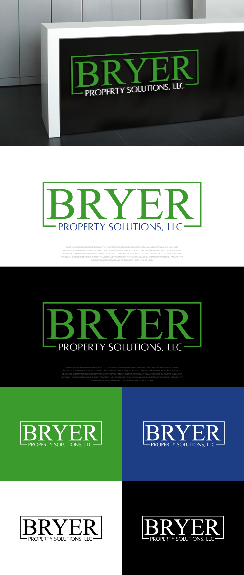 Design de Logo par Ayub Zafar pour Bryer Property Solutions LLC | Design #31639025