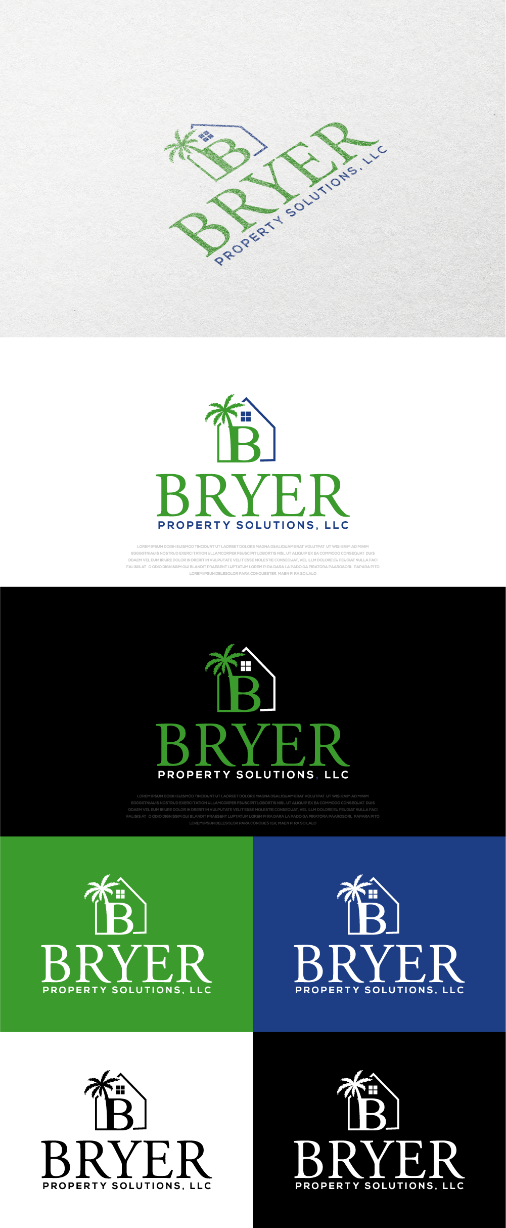 Design de Logo par AlphabetZero.co.uk pour Bryer Property Solutions LLC | Design #31639026