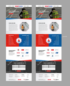 Web Design by MAHABA for West Coast Firestopping, Inc. | Design: #31698315