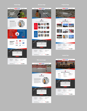 Web Design by MAHABA for West Coast Firestopping, Inc. | Design: #31740071