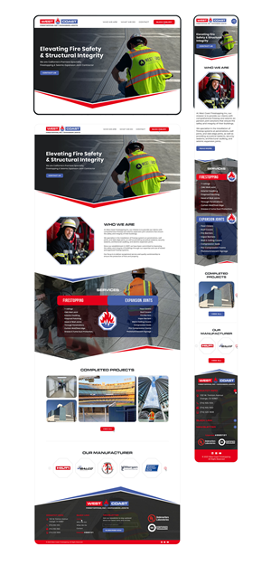 Web Design by Ved Web Services for West Coast Firestopping, Inc. | Design: #31642122