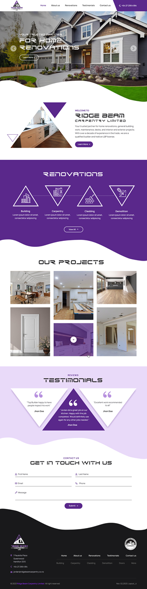 Web Design by sai.designer87 for this project | Design: #31649112