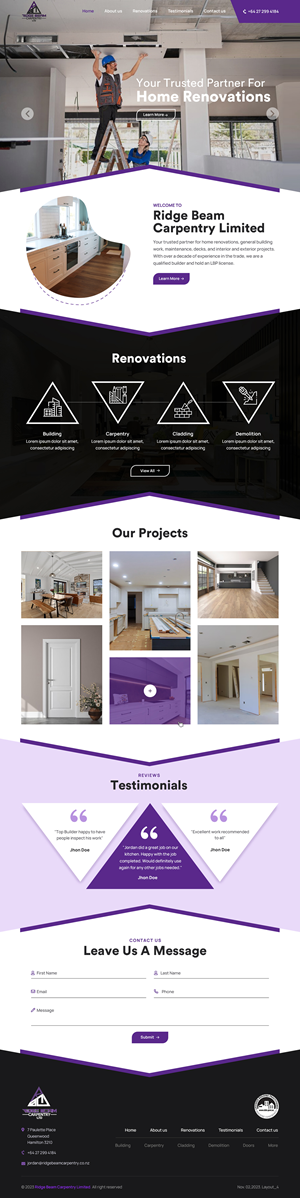 Web Design by sai.designer87 for this project | Design: #31649114