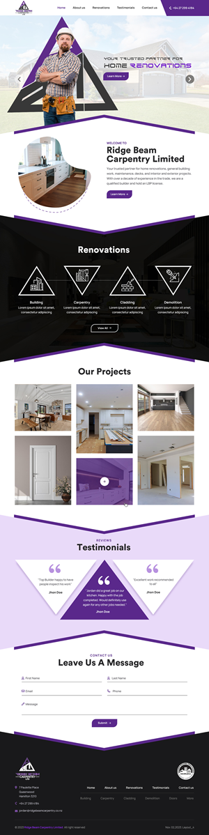 Web Design by sai.designer87 for this project | Design: #31649115
