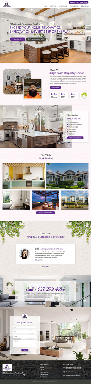 Web Design by Tanvir for this project | Design #31665115