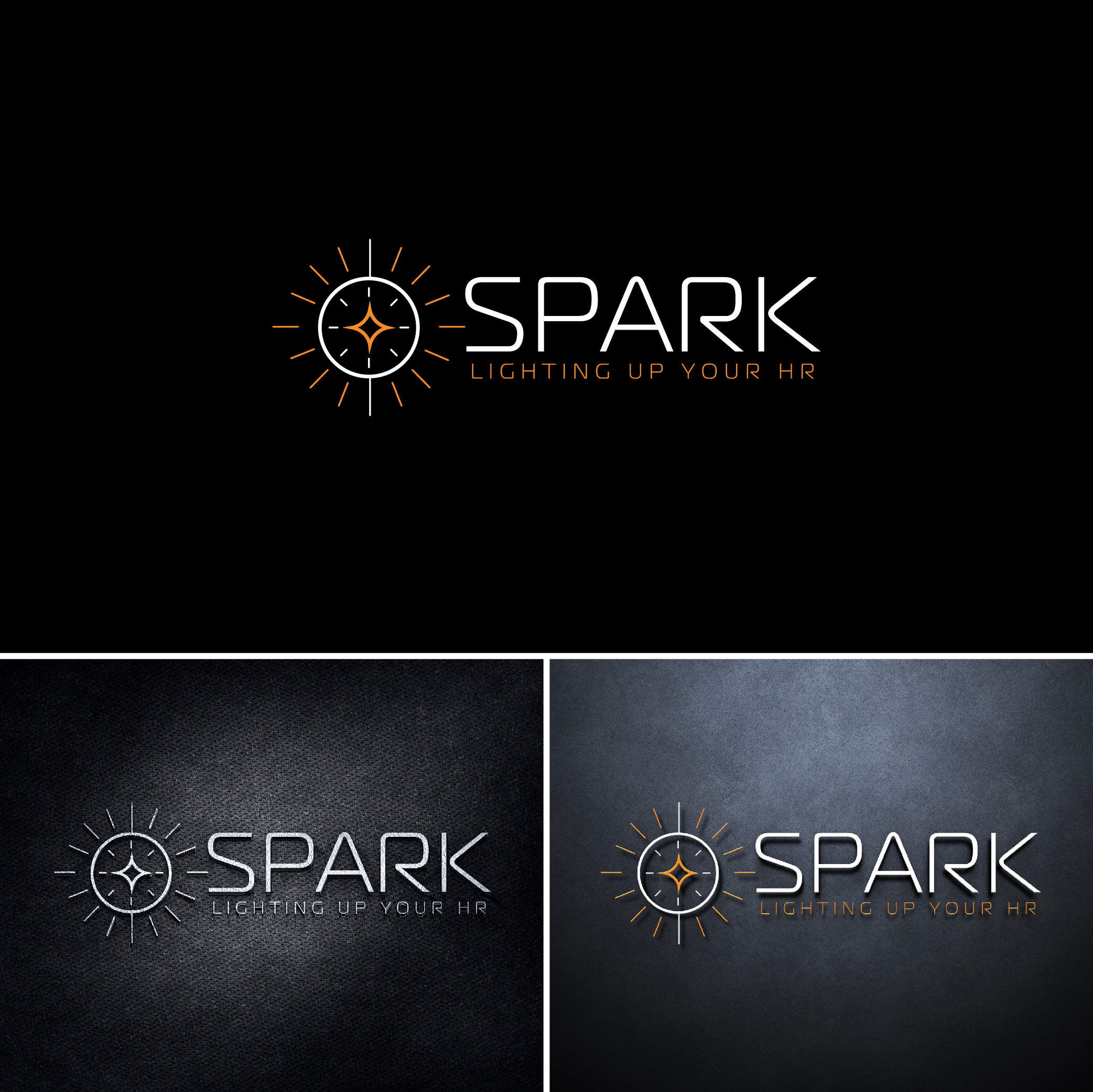 Logo Design by designer profile for Spark HR | Design #31642614