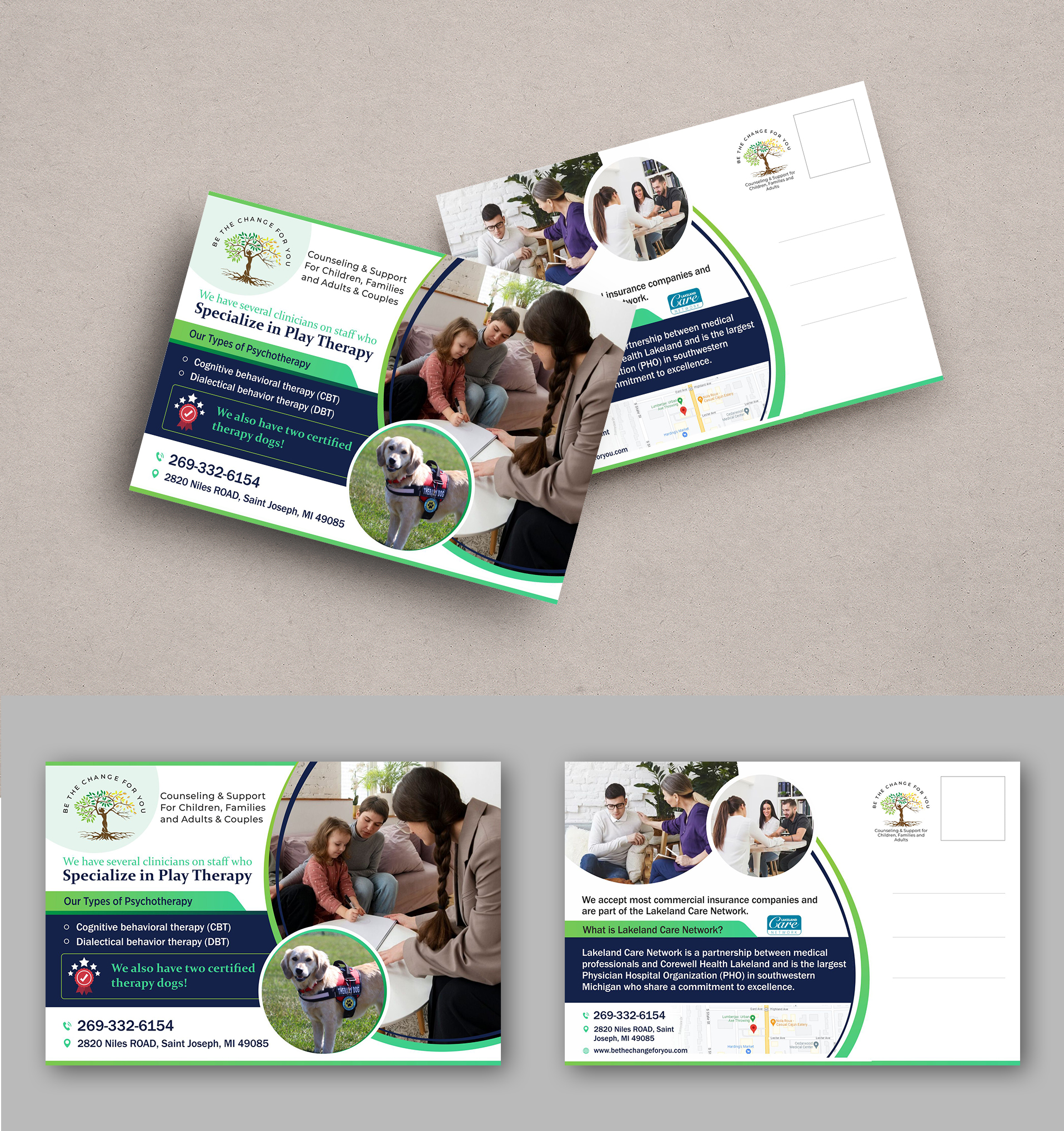 Design de Carte Postale par KreativeMadz pour Be The Change For You, LLC | Design #31632710