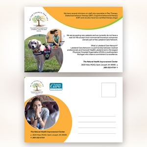 Postcard Design by YourLogoMaster for Be The Change For You, LLC | Design: #31641405