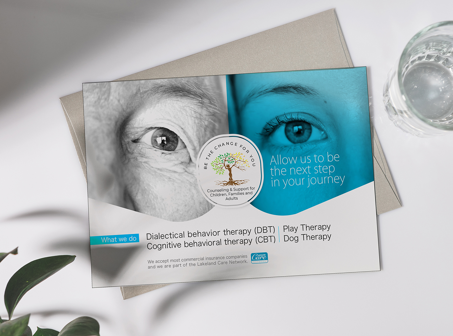 Postcard Design by homa shahi for Be The Change For You, LLC | Design #31667154