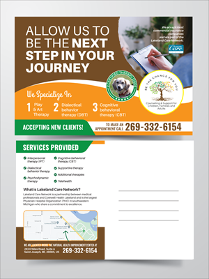 Postcard Design by JK18 for Be The Change For You, LLC | Design: #31638348