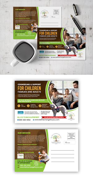 Postcard Design by debdesign for Be The Change For You, LLC | Design: #31649755