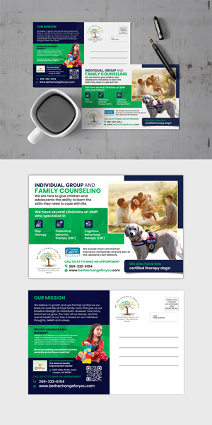 Postcard Design by debdesign for Be The Change For You, LLC | Design: #31650317