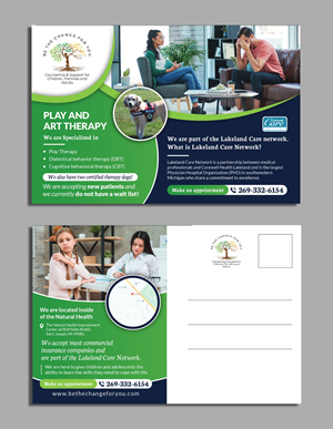 Postcard Design by ecorokerz for Be The Change For You, LLC | Design: #31638824