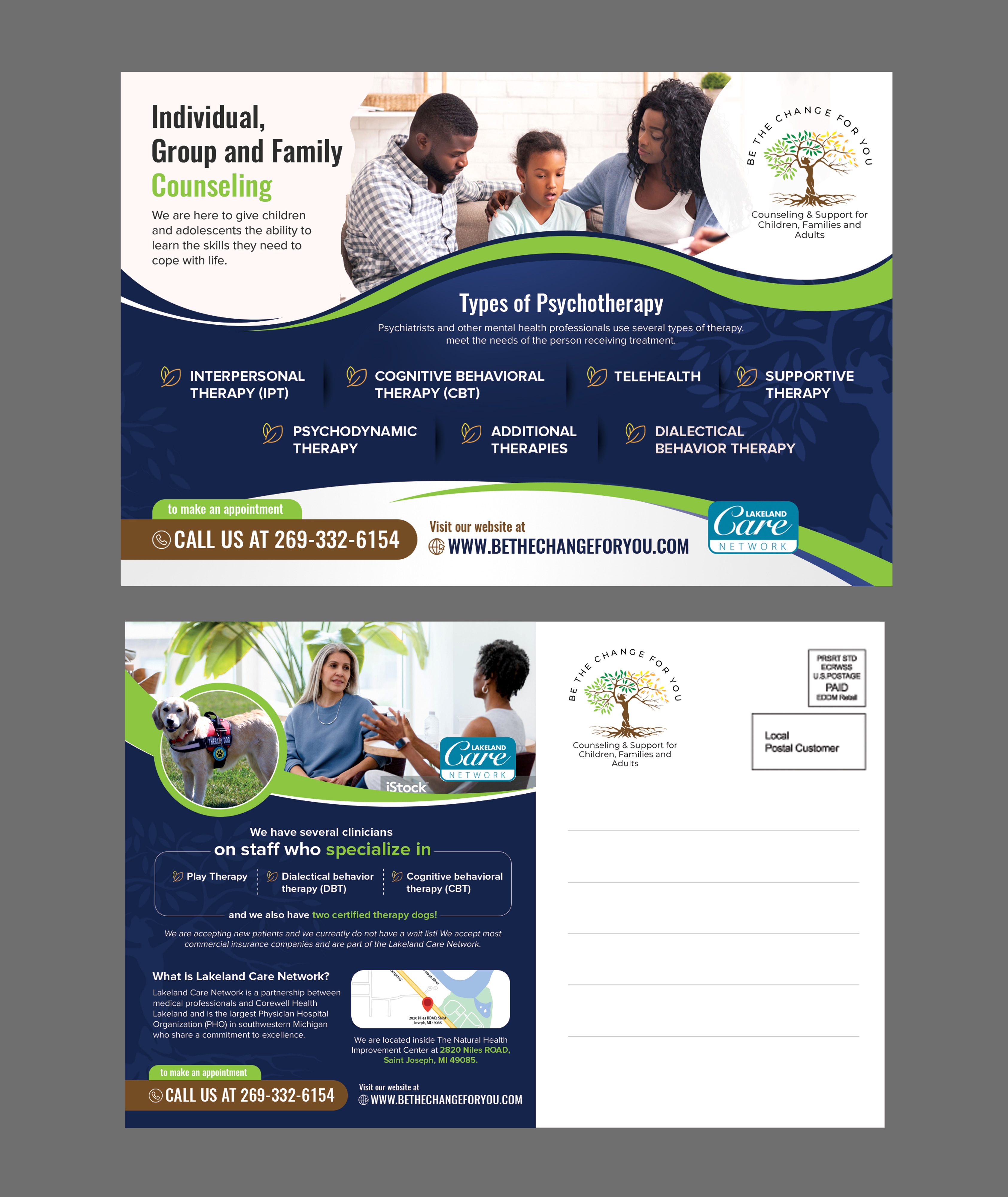 Postkarten-Design von Stan$oul für Be The Change For You, LLC | Design #31631666