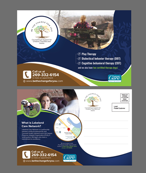 Postcard Design by Stan$oul for Be The Change For You, LLC | Design: #31646354