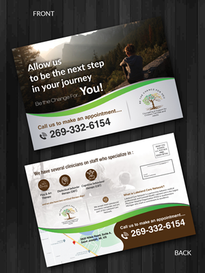 Postcard Design by innovative earth for Be The Change For You, LLC | Design: #31645915