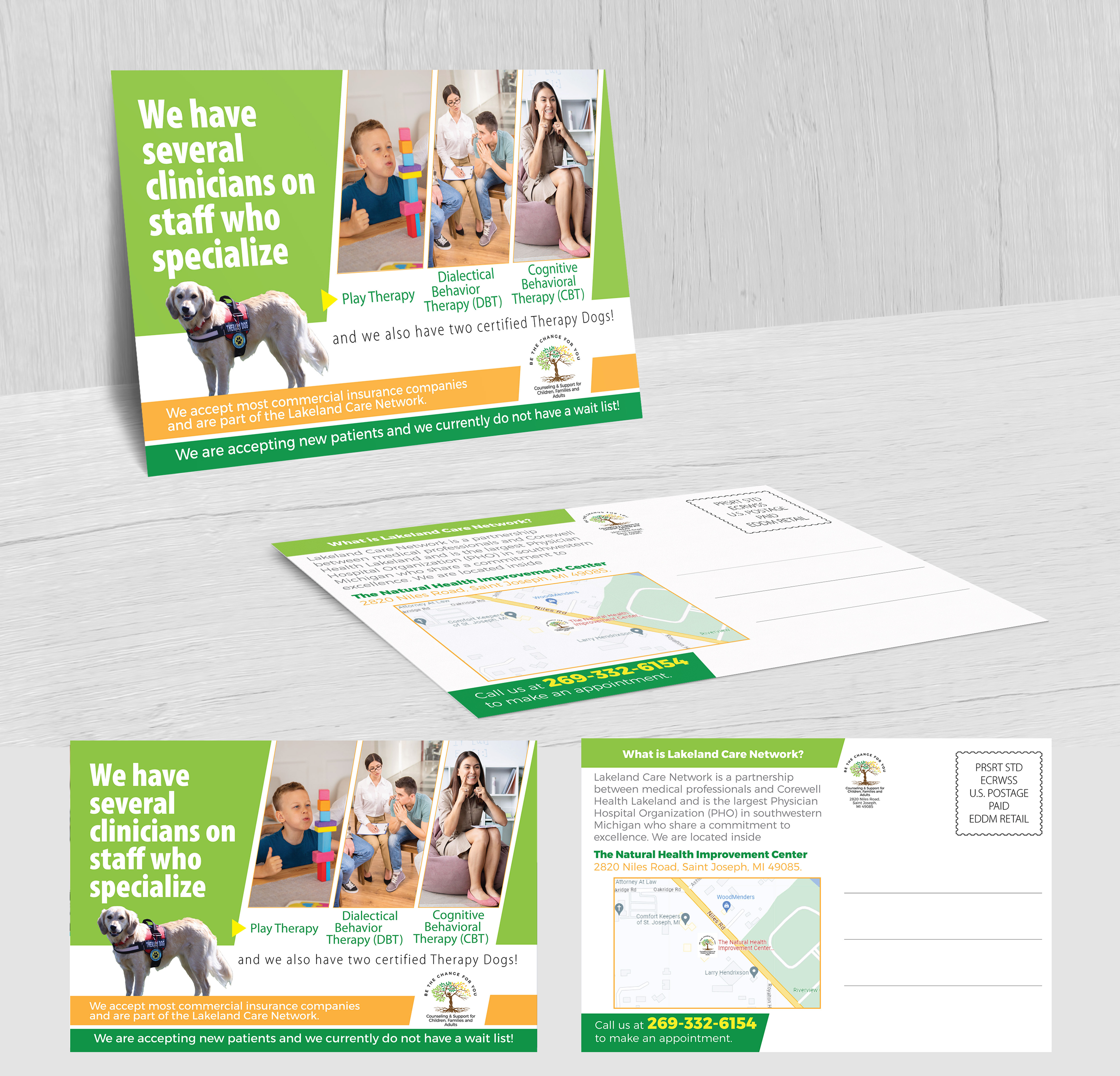 Postkarten-Design von Impressive Designs für Be The Change For You, LLC | Design #31653772