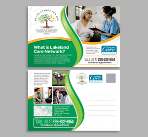 Postcard Design by Dzhafir for Be The Change For You, LLC | Design: #31634559