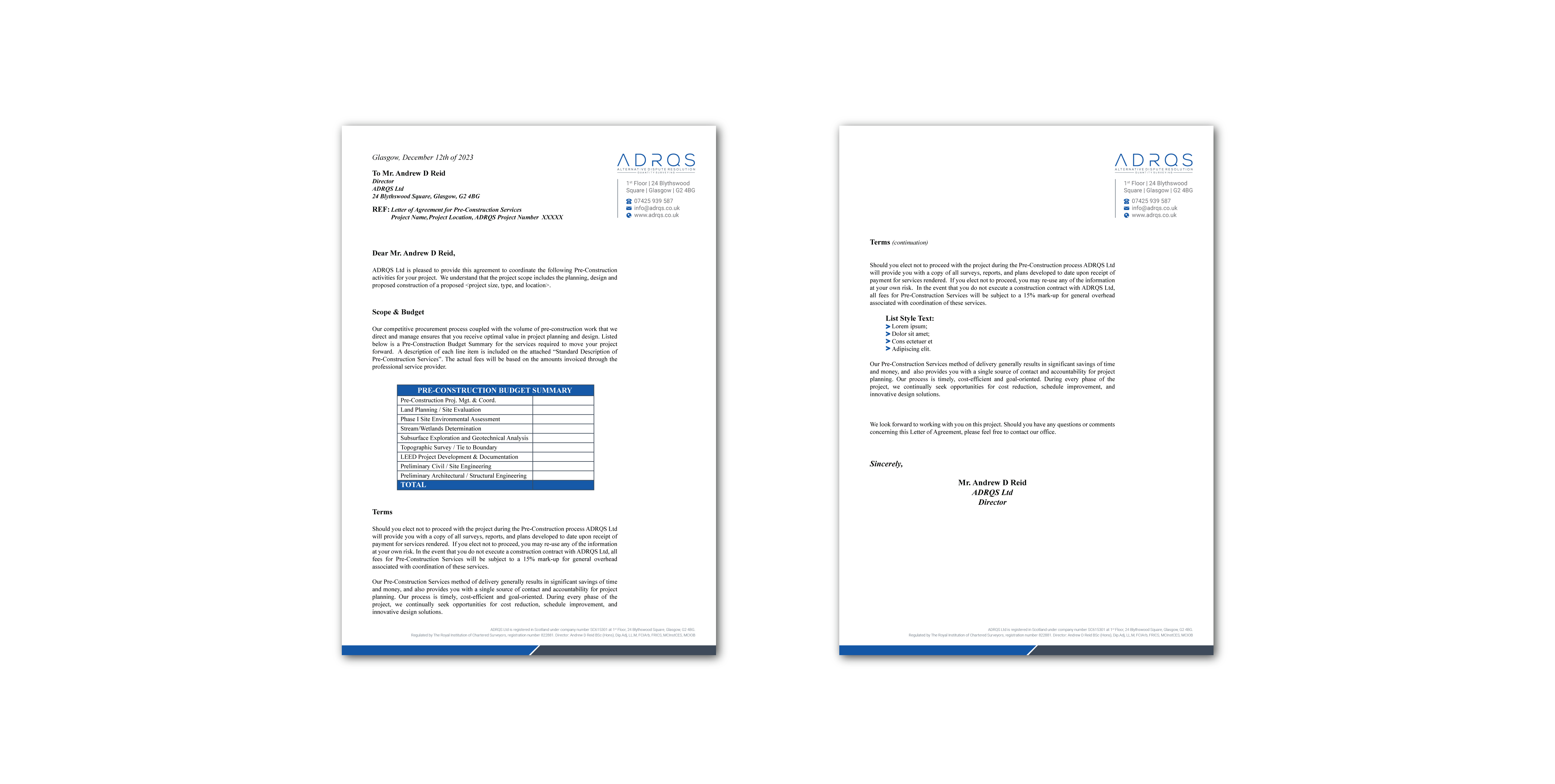 Word Template Design by Renato Gomes Tato Rusig for this project | Design #31658680