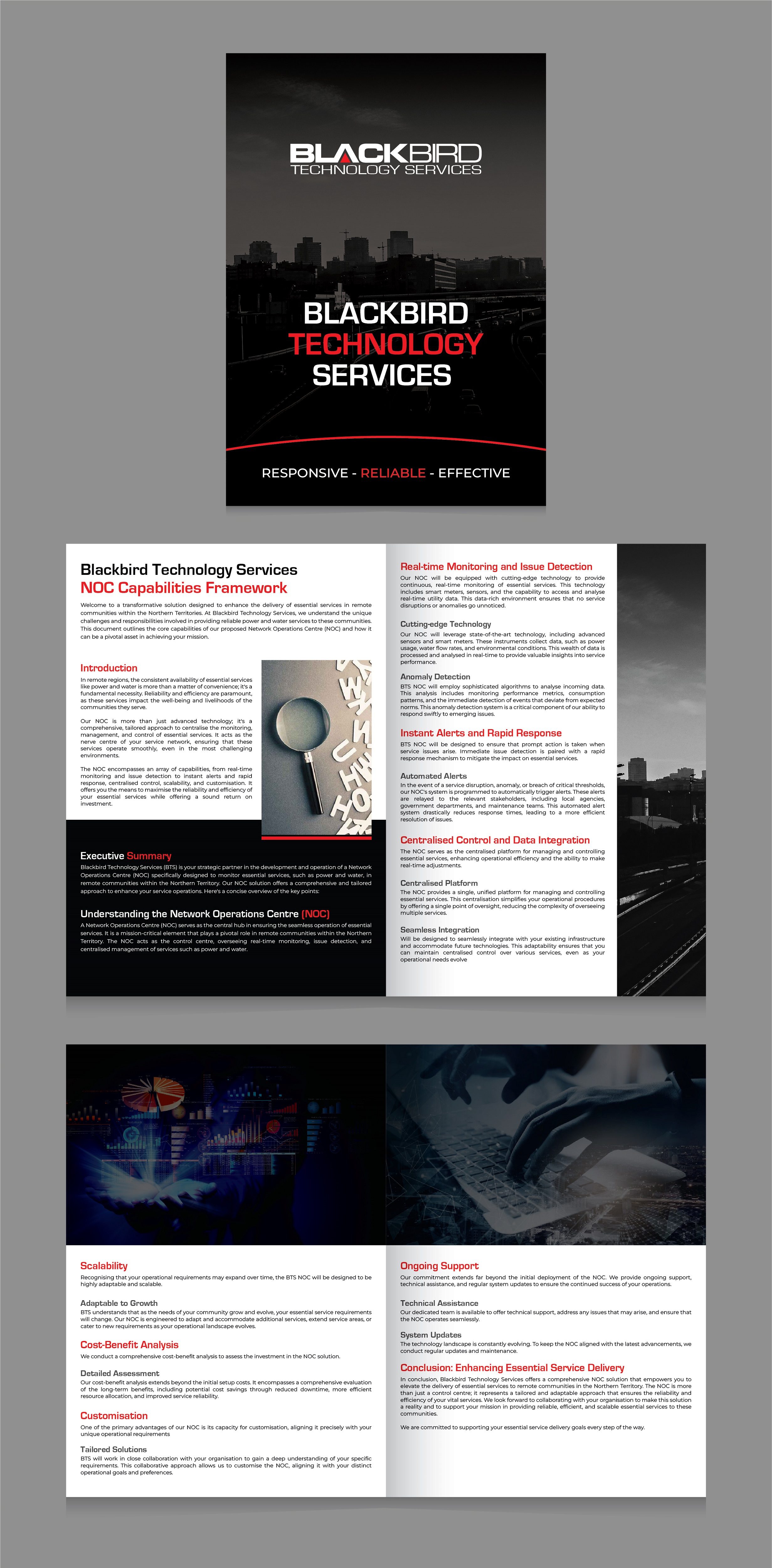 Flyer Design by 3Guys for BLACKBIRD Technology | Design #31651640