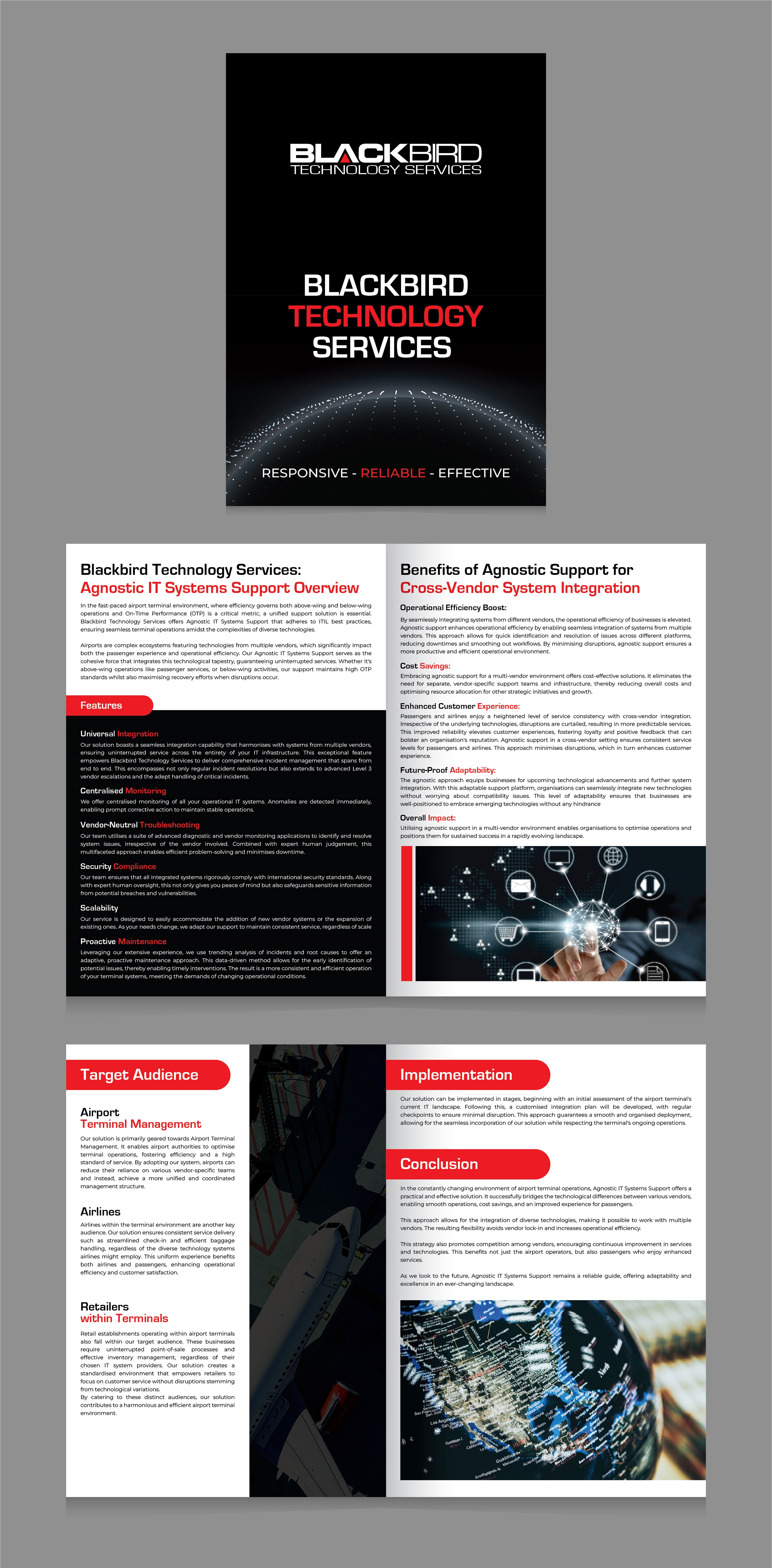Flyer Design by 3Guys for BLACKBIRD Technology | Design #31651641