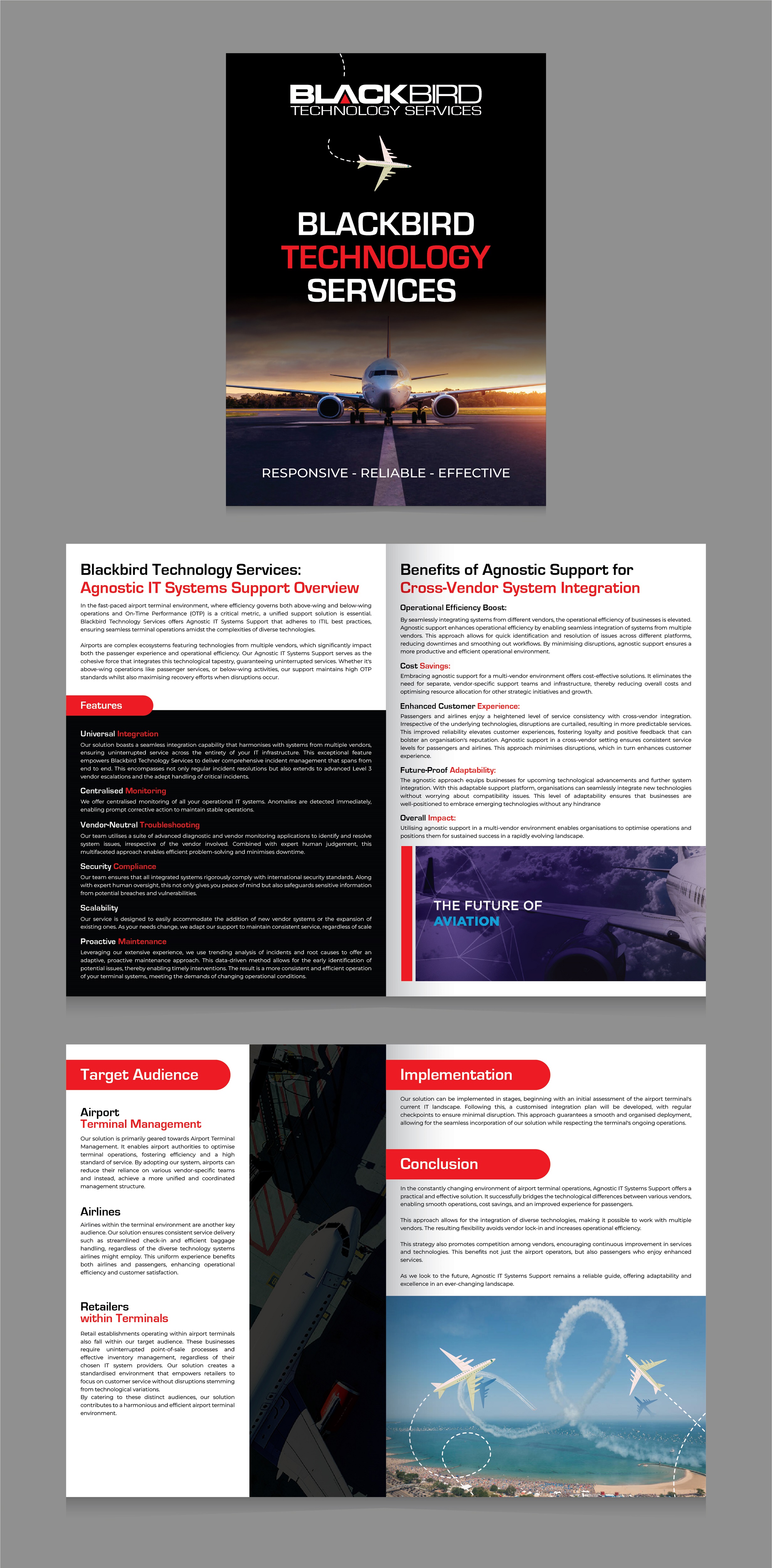 Flyer Design by 3Guys for BLACKBIRD Technology | Design #31674159