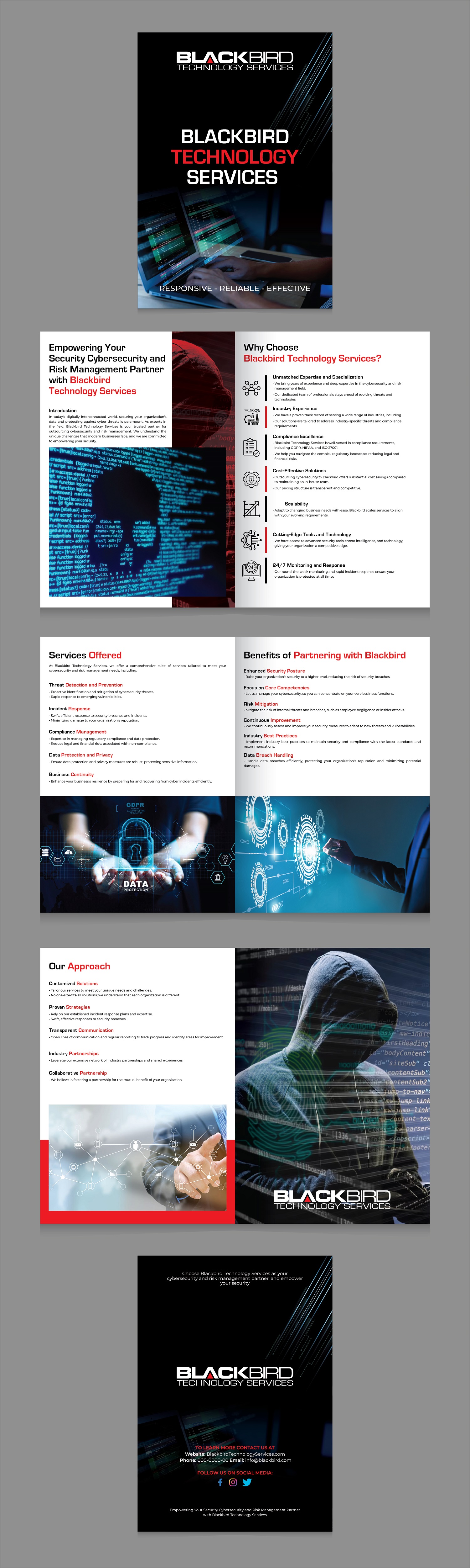 Flyer Design by 3Guys for BLACKBIRD Technology | Design #31674668