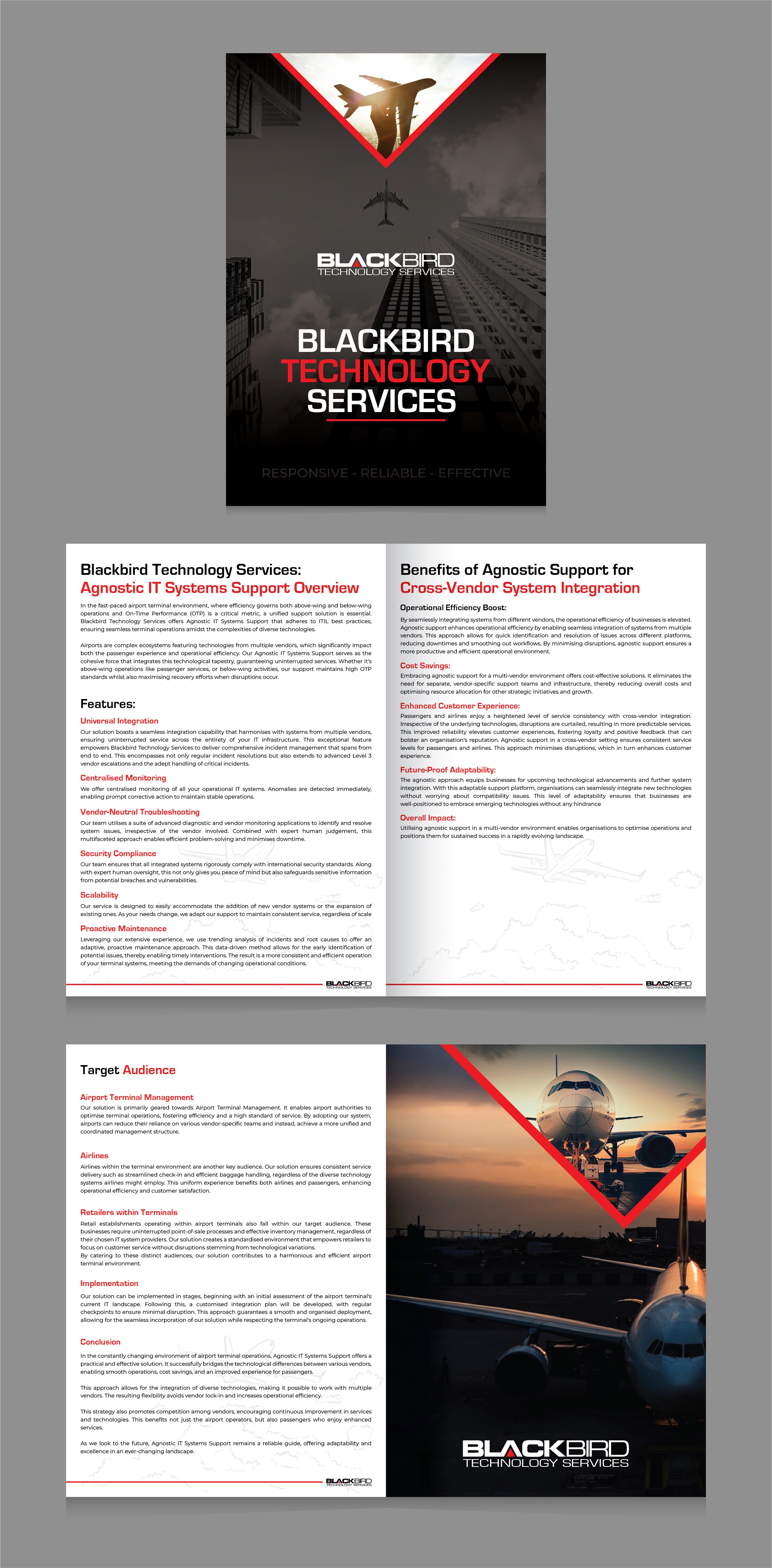 Flyer Design by 3Guys for BLACKBIRD Technology | Design: #31691037