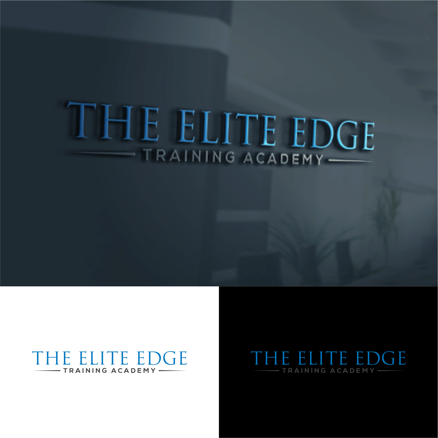 Logo Design by semarco for The Elite Edge Training Academy Pty Ltd | Design #31638413