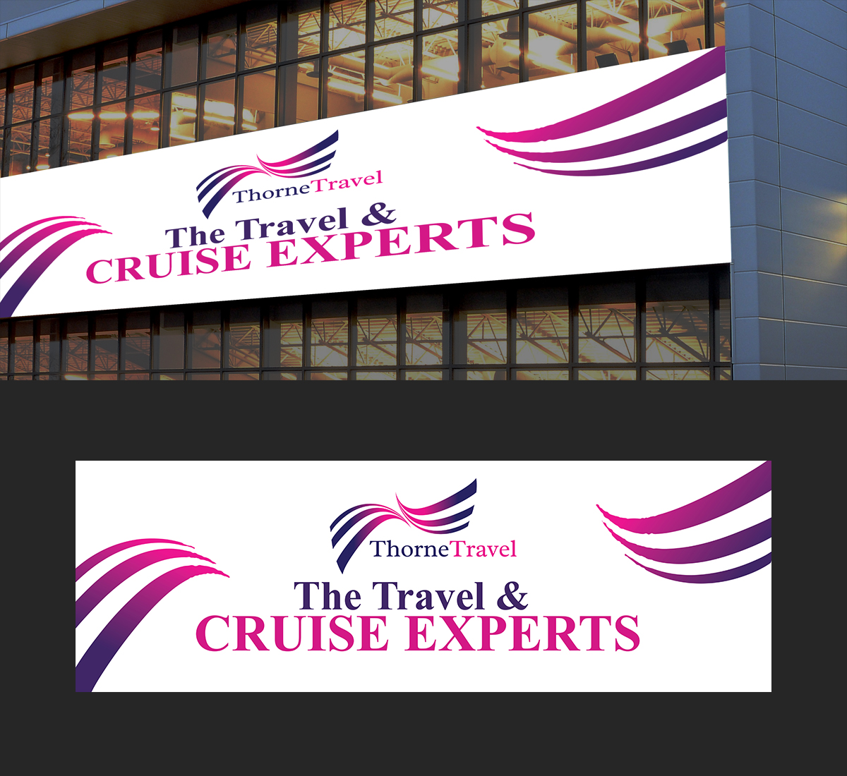 Signage Design by Hitbar for Thorne Experience | Design #31644813