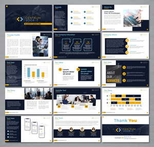 PowerPoint-Design von artbitin für Centrum voor IT       VATID: NL002201642B67 | Design: #31646893