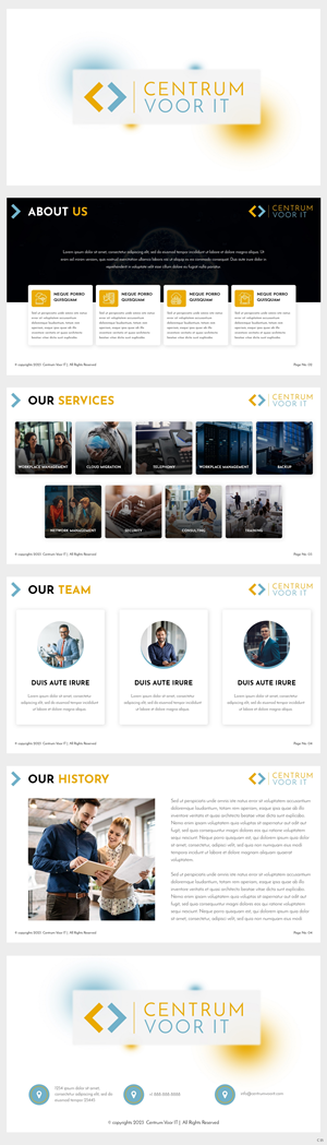 PowerPoint-Design von pb für Centrum voor IT       VATID: NL002201642B67 | Design: #31650108
