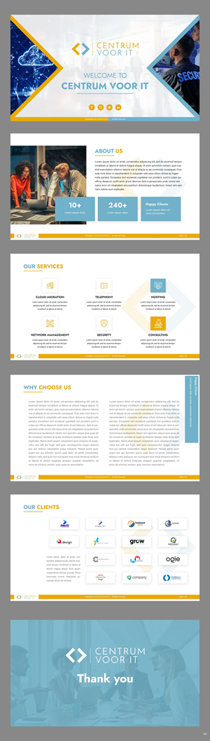 PowerPoint-Design von pb für Centrum voor IT       VATID: NL002201642B67 | Design: #31650123