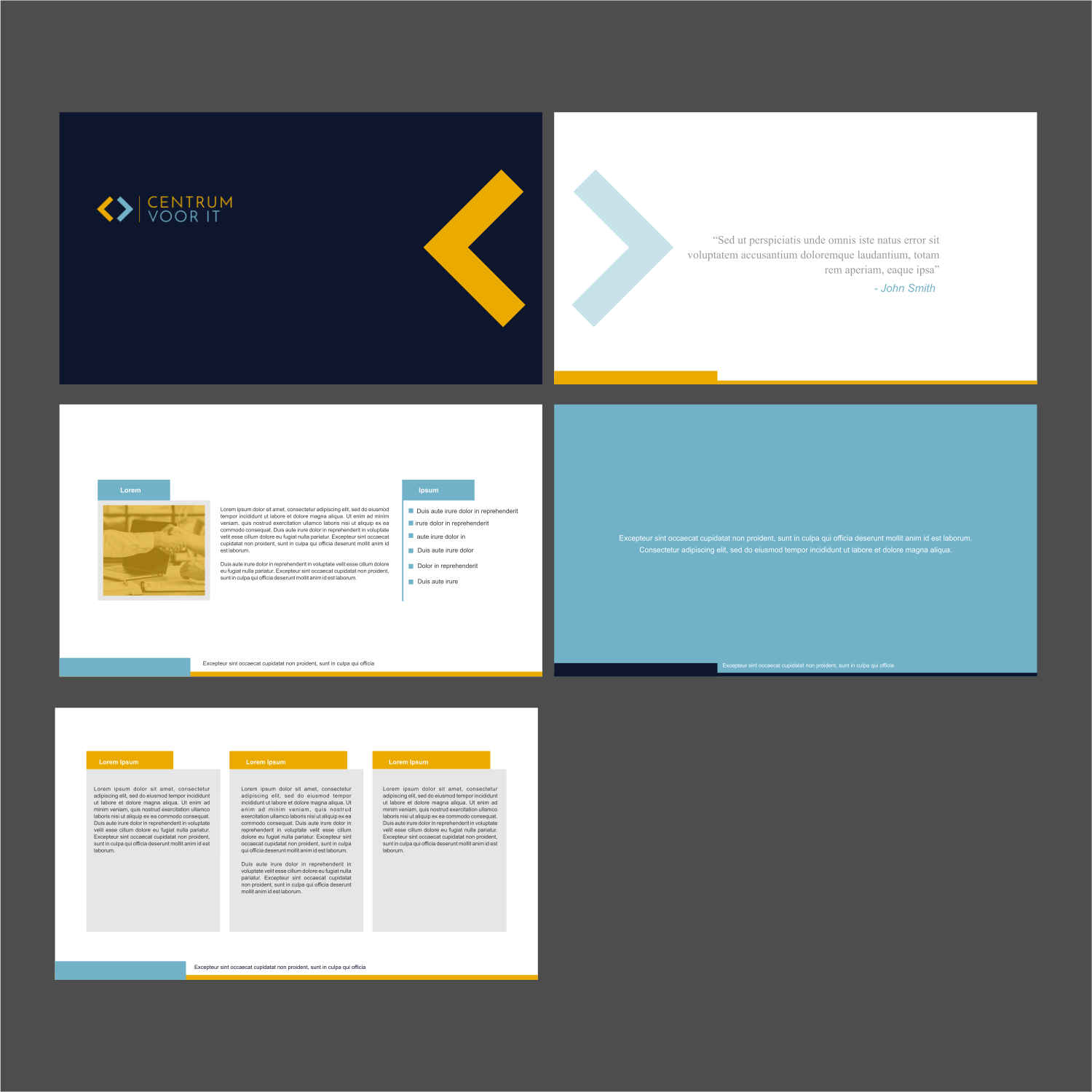 PowerPoint Design by ThiagoB for Centrum voor IT       VATID: NL002201642B67 | Design #31650171