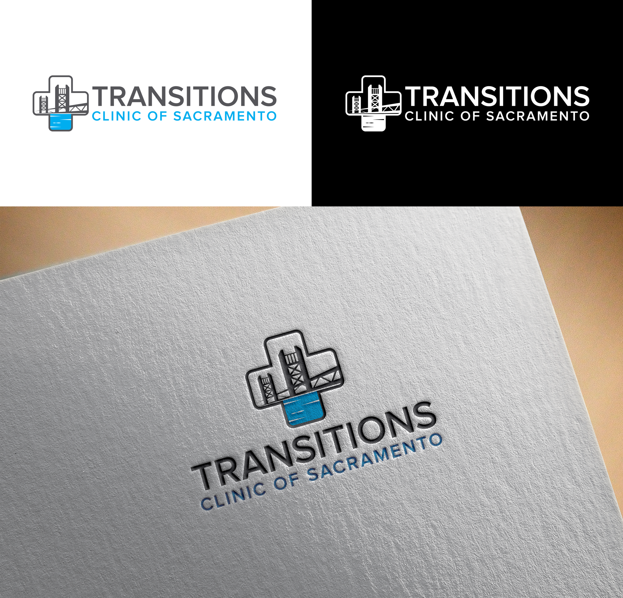 Logo Design by RA-bica for Transitions Buprenorphine Clinic of Sacramento | Design #31661077
