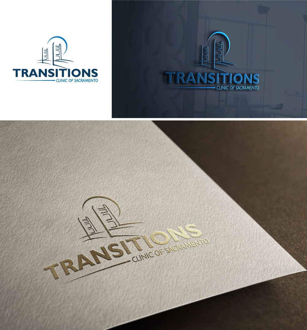 Logo Design by colordodge for Transitions Buprenorphine Clinic of Sacramento | Design #31652135