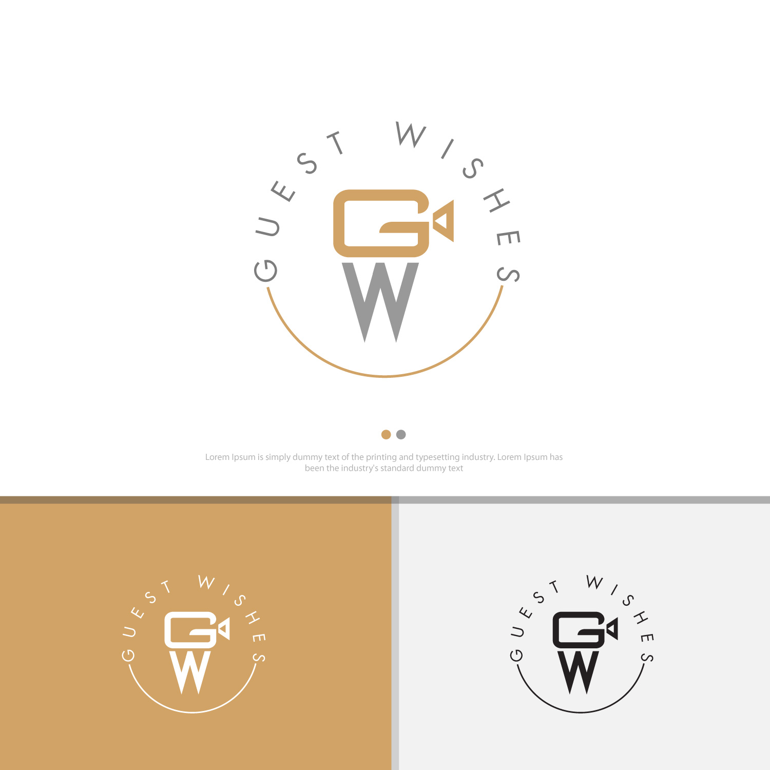 Logo Design by Revolt Team for Guest Wishes | Design #31646742