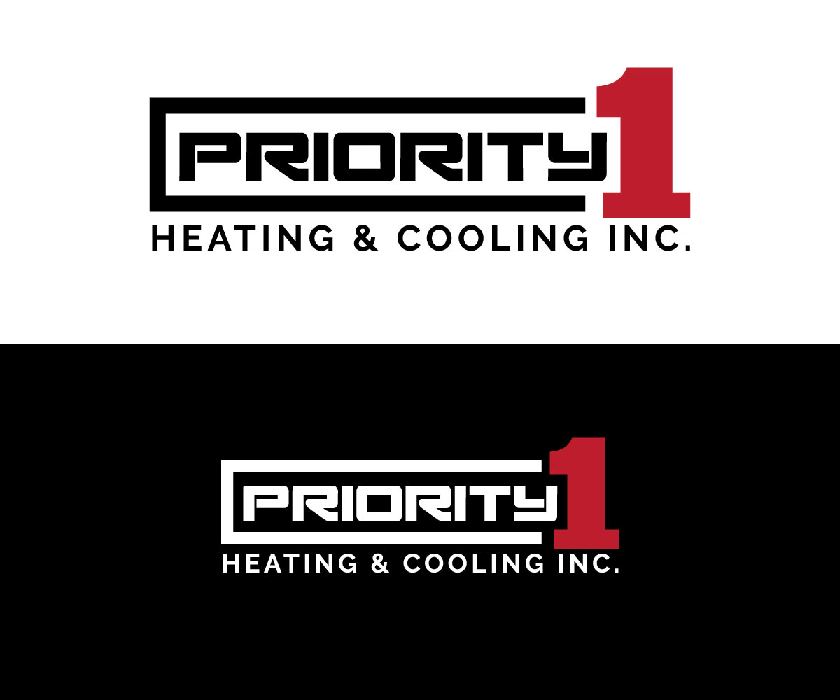 Design de Logo par RaKu 2 pour Priority 1 Heating & Cooling Inc. | Design #31679062