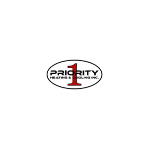 Logo Design by Masio_ for Priority 1 Heating & Cooling Inc. | Design: #31656362