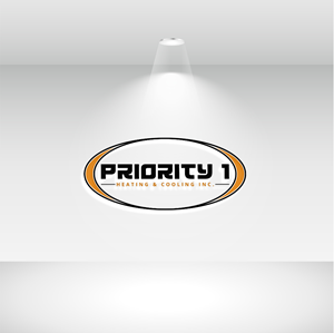 Logo Design by Owltive for Priority 1 Heating & Cooling Inc. | Design: #31658320